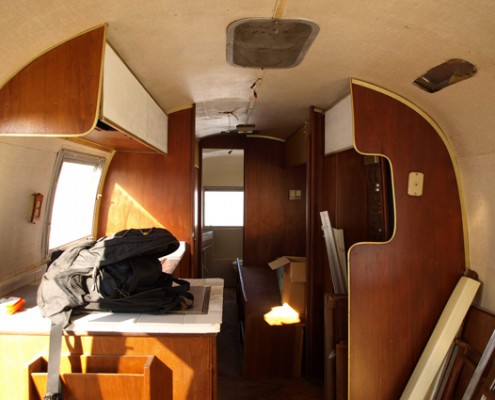 Caravana Airstream. Interior